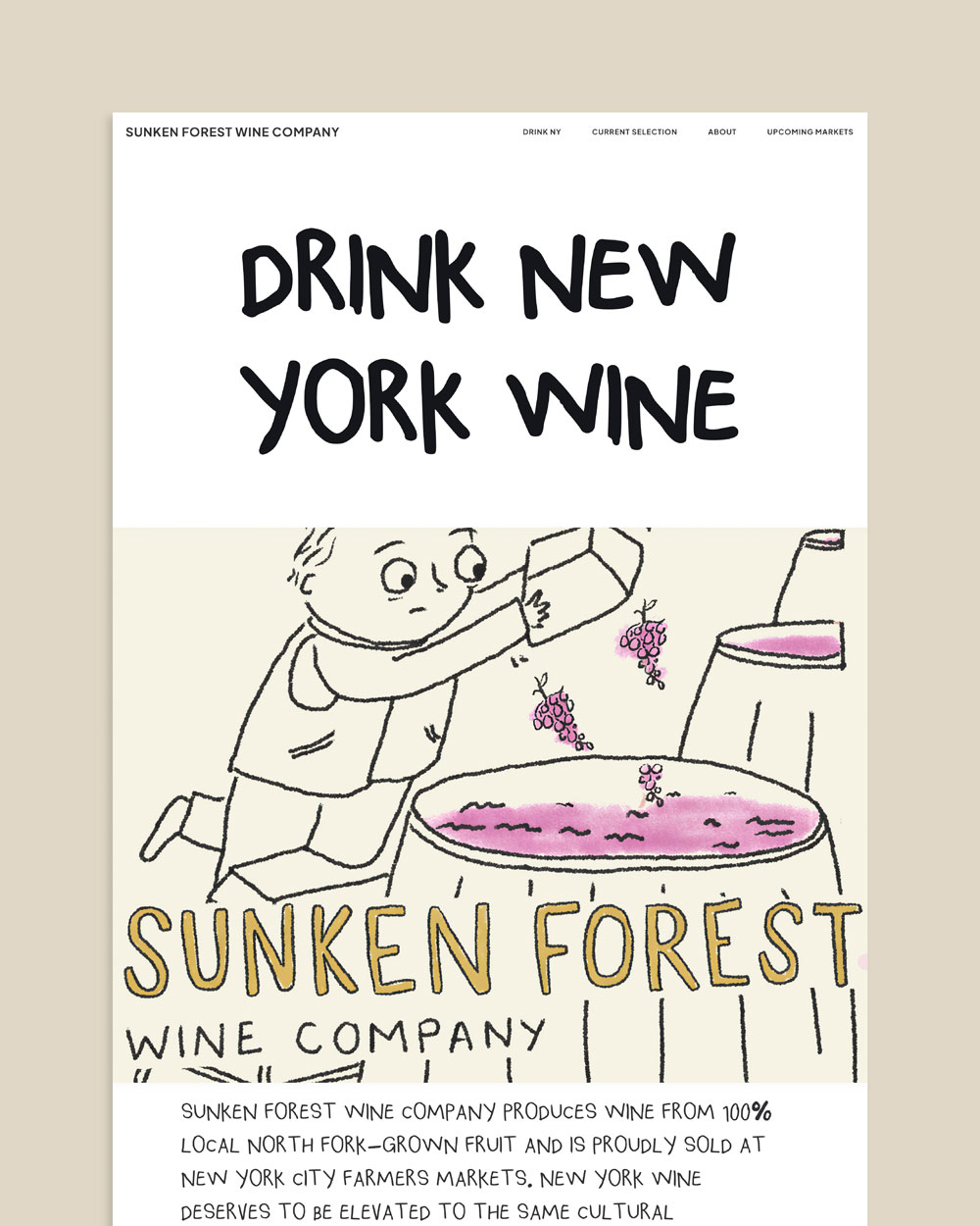 Sunken Forest Wine Mockups Original