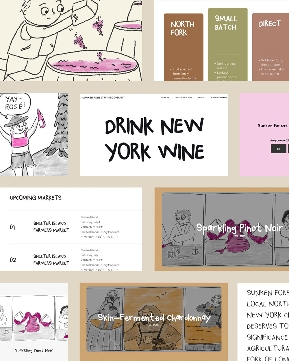 Sunken Forest Wine Mockups Original